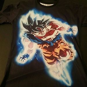 Goku ultra instinct silk shirt Sz 4xl (2xl U.s)
